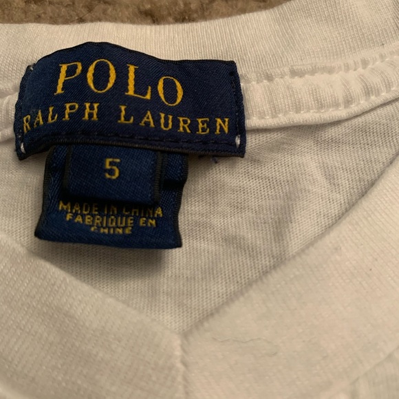 Boys White Polo by Ralph Lauren bundle 3 short sleeve polo shirts for $10 - Picture 3 of 5